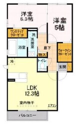 フェニックス小仙波Ｄ棟の物件間取画像